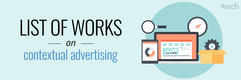 Infographic: List of works on contextual advertising from Aweb